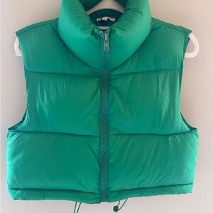 Green Puffer Vest